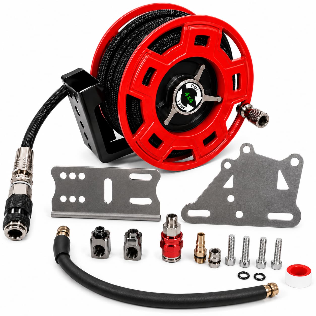 SEAPENG 7m Air Hose Reel for Off-Road Tire Inflation | Jeep, Truck & SUV