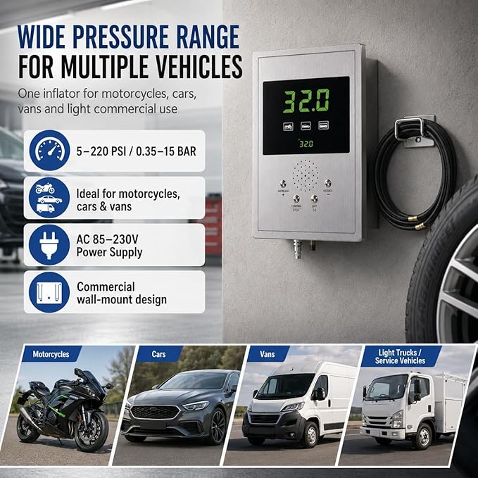 SEAPENG DP-Q01 Automatic Tire Inflator - Image 8